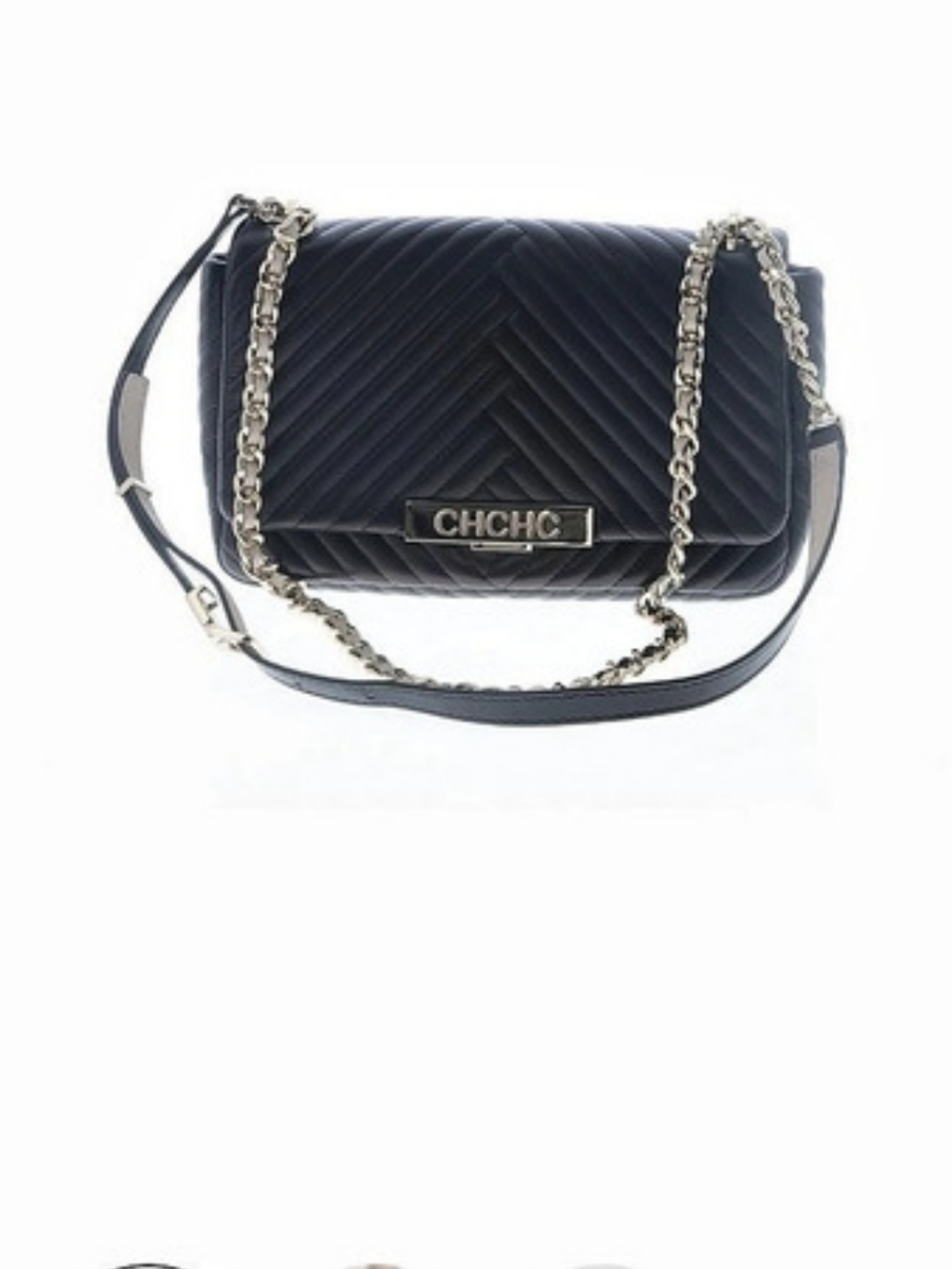 Carolina Herrera Quilted Leather Shoulder Bag in Black